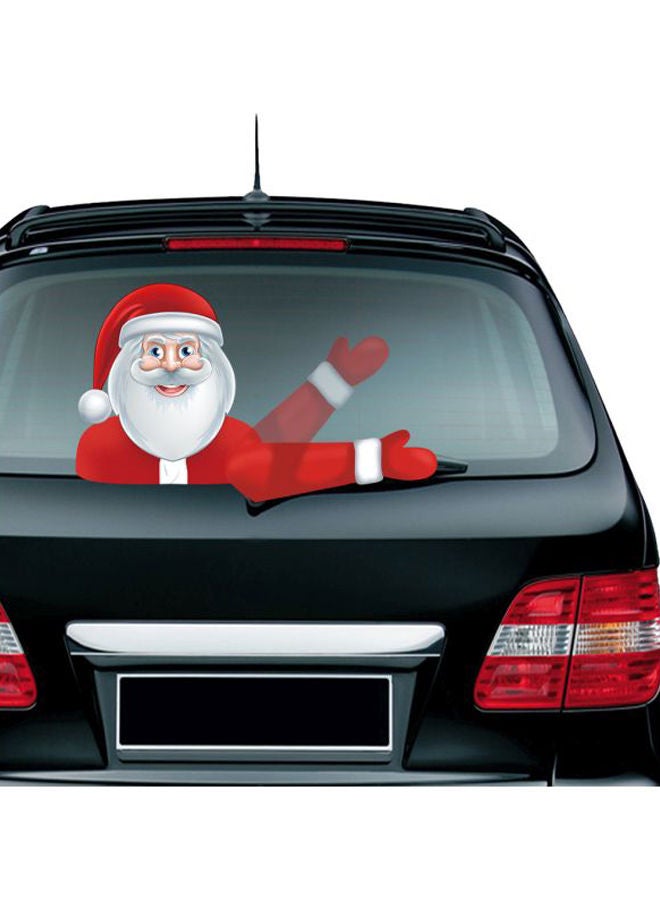 نيبمينينت سانتا كلوز يلوح ملصق سيارة للزجاج الأمامي - Image 3