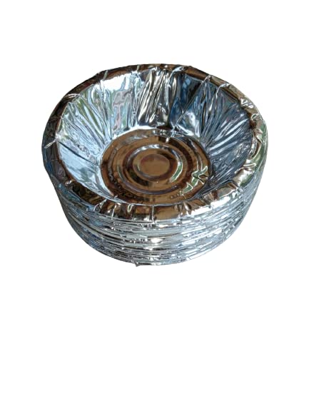 Hookcart Paper Bowls Disposable for Party Donas Serving Bowl Silver Pack of 100 - Image 5