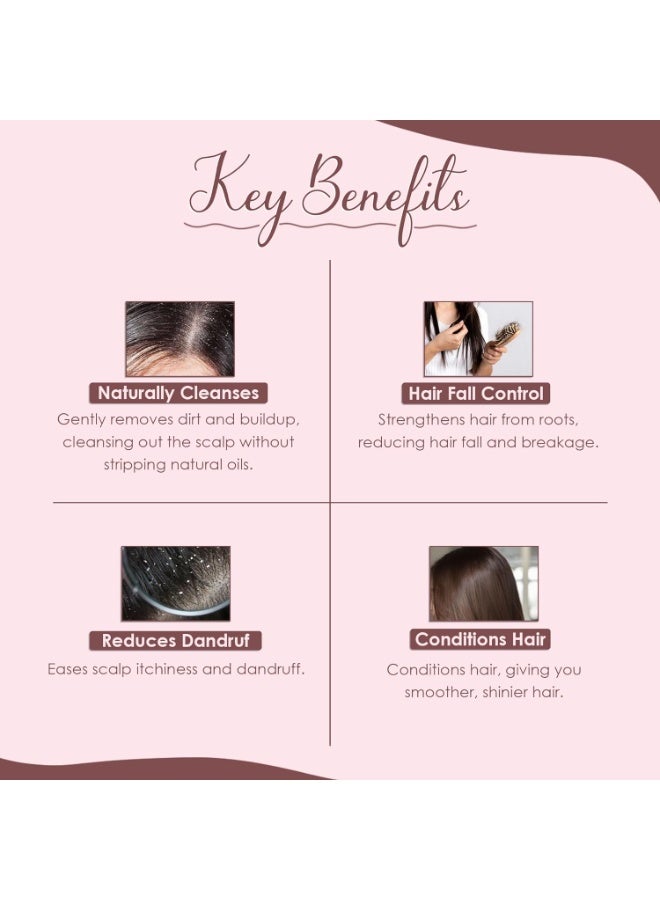 ميناتور مسحوق أريثا/ريثا من مي نيتشر | جوز الصابون سابيندوس موكوروسي لشعر حريري | للعناية بالشعر بالأعشاب | طبيعي بدون مواد حافظة أو إضافات | بلسم للشعر يُضفي لمعانًا | ٢٢٧ غرامًا - Image 3