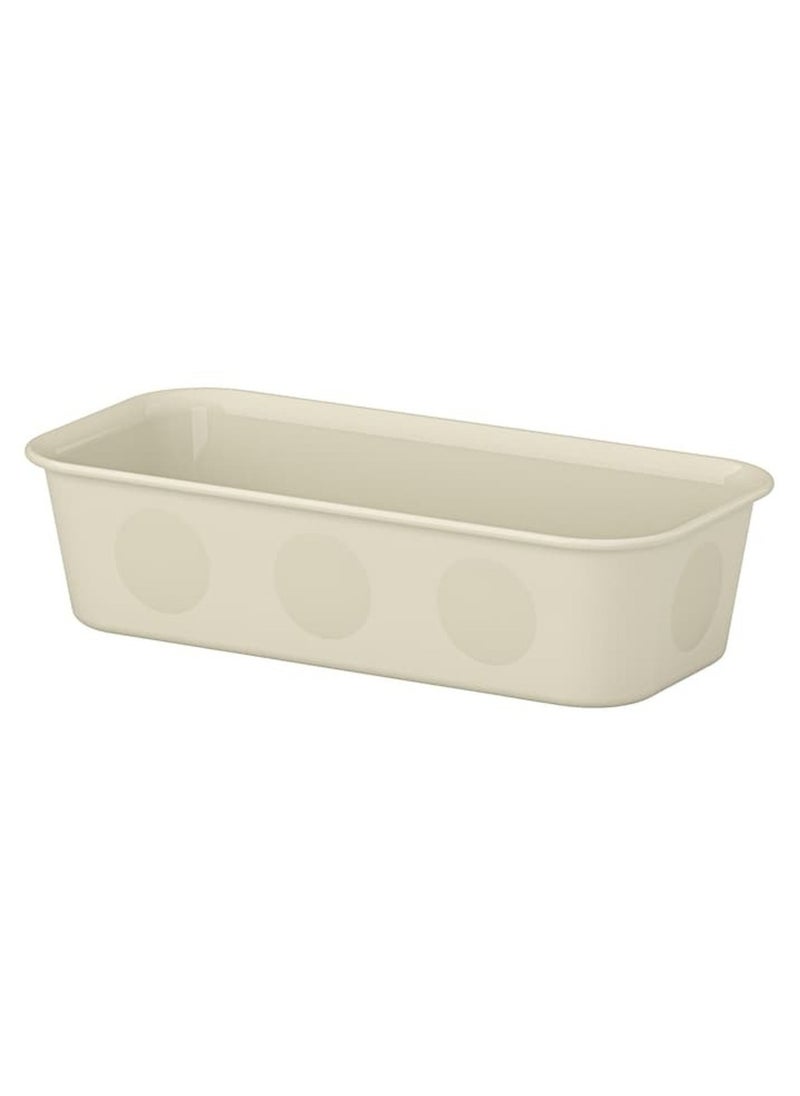 Generic ikea NOJIG Organiser plastic/beige 10x20x5 cm  - Image 1