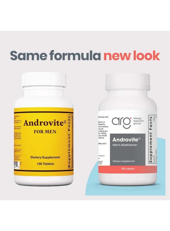 Optimox Androvite for Men - Magnesium Supplement for Men 500mg, Multimineral Supplement, Multivitamin Supplement, Vitamin C, Vitamin D3, Calcium-Free - 180 Count - Image 2