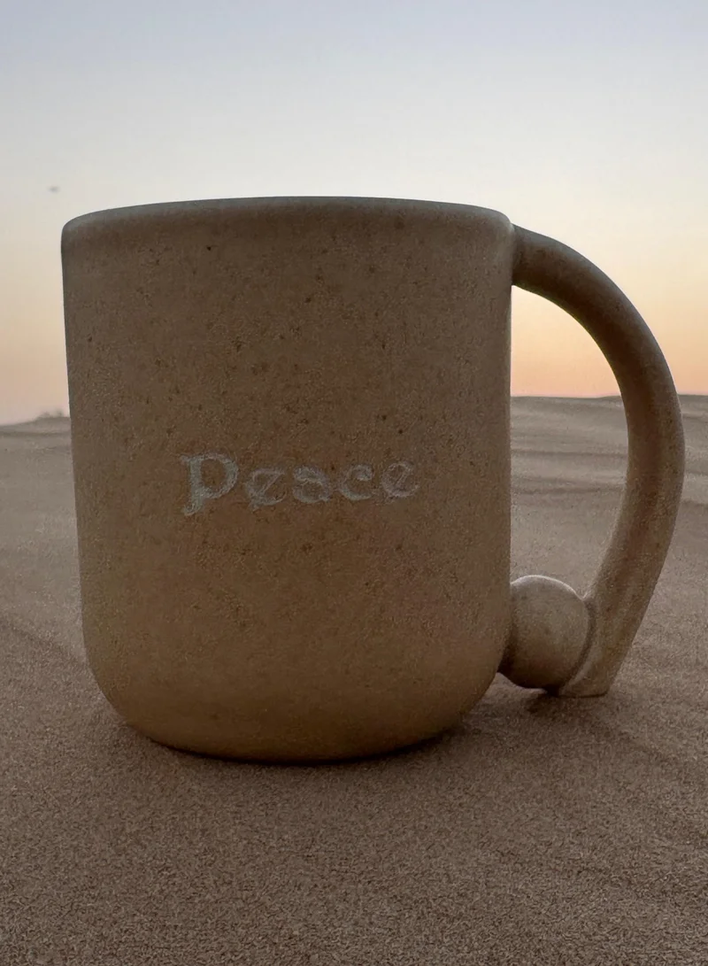 تحفة لوكس كوب كرة السلام - لون رملي - مفرد