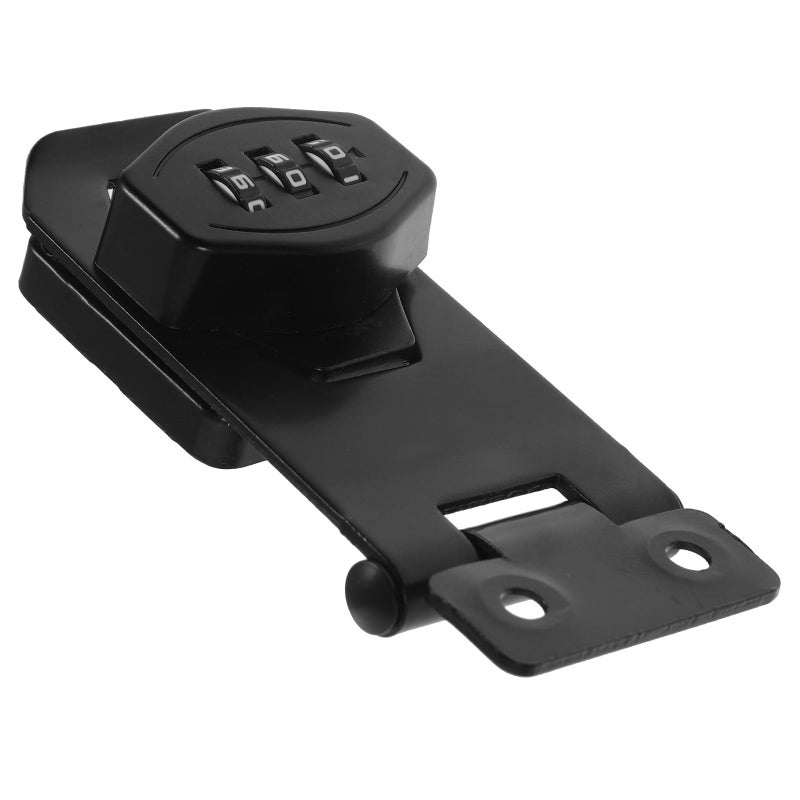 3 Inch Mechanical Cabinet Lock Combination Password Drawer Lock Matte Black Anti Theft - Image 2