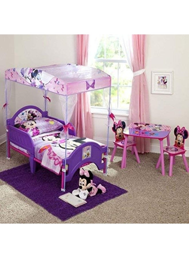 Delta CHILDREN Delta Children Disney Minnie Mouse Kids Chair Table, 3-Piece Set, Multicolor - Image 4