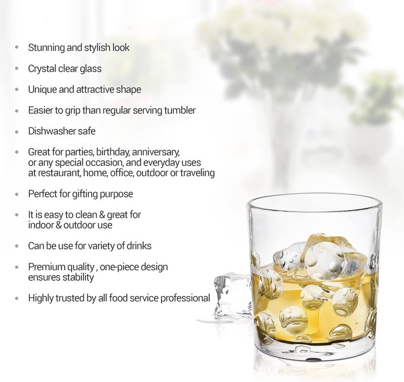 TREO تريو من ميلتون مجموعة كؤوس ويسكي فizz 6 قطع - Image 4