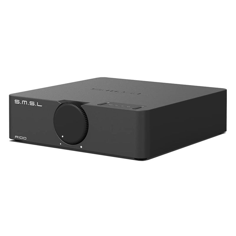 S.M.S.L SMSL A100 Amplifier Home Audio, Stereo Amplifier Uses Infineon's Power Amplifier Chip MA12070, 2 * 80W Output Power, USB Multi-Device Support, Bluetooth 5.0 with Circuit Protection - Image 1