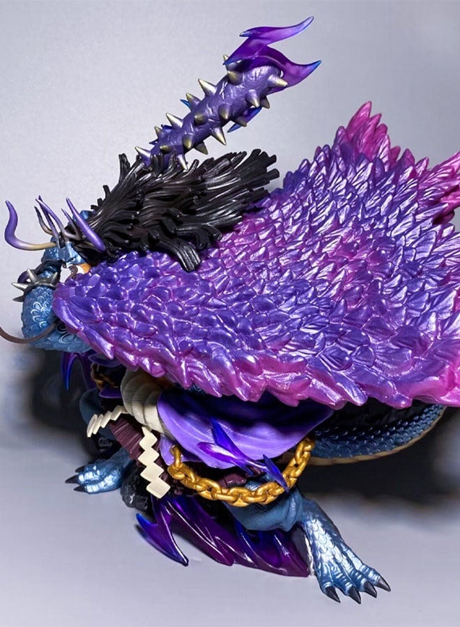 Halamodo واحد قطعة يونكو كايدو الهجينة التنين شكل الشكل، هدية عيد الميلاد المجمعة، ديكور سطح المكتب، 29.5 سم - Image 3