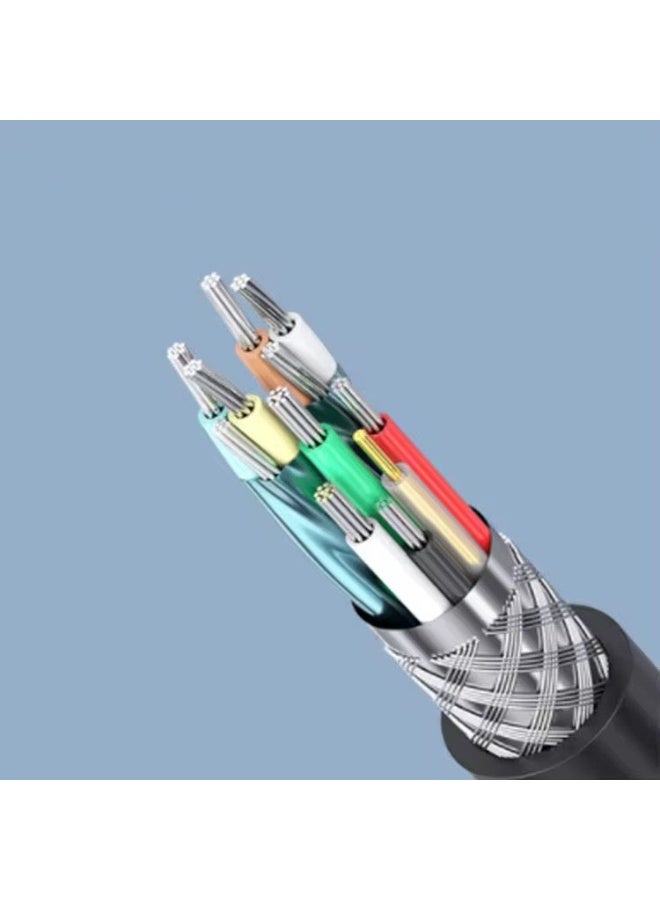 سام سلك USB تمديد كبل USB 3.0 موسع الحبل نوع A ذكر إلى أنثى نقل البيانات متوافق مع Playstation ،VR، محرك فلاش USB، قارئ بطاقات، محرك أقراص ثابتة، لوحة مفاتيح، طابعة ، كاميرا - 0.3 متر لون أسود - Image 2