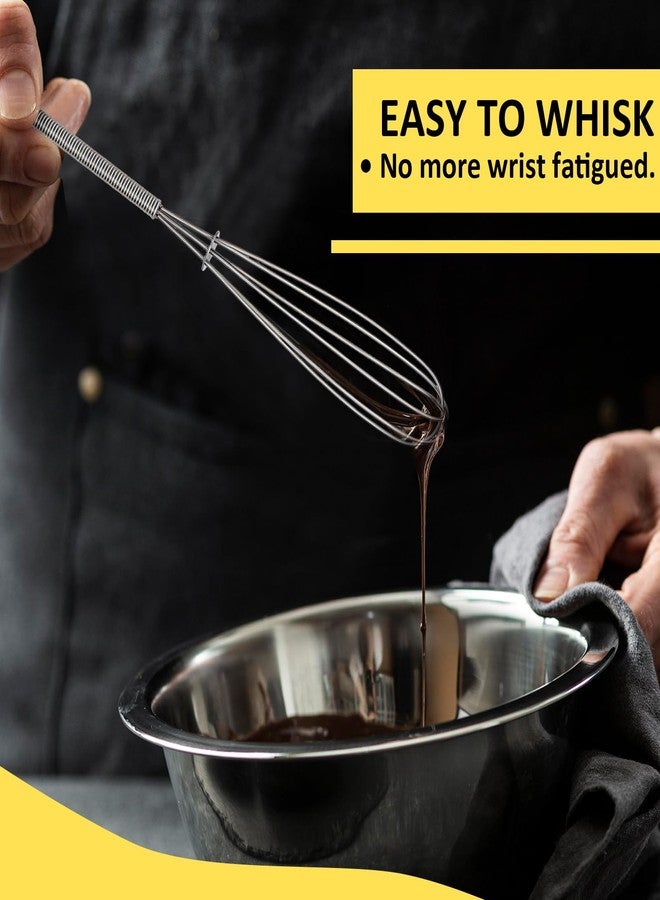 Tobeelec 32 Pcs 7 Inch Mini Whisk Small Whisks for Cooking 304 Stainless Steel Tiny Whisk for Baking, Whipping,Beating Eggs, Mixing Sauces, Blending Ingredients - Image 4