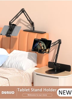 Tablet Stand Holder, Adjustable Gooseneck iPad/Phone Arm Clamp for Desk, 360° Rotation Stand, Portable Tablet Holder Stand, Bedside Tablet Desk Arm Mount, Monitor Stand Holder for Kindle, Ipad, iPhone or Other Devices