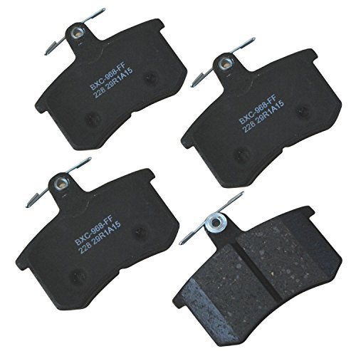 Bendix Premium SBC228 Ceramic Rear Brake Pads for Select Models Alfa Romeo 164,Audi 80,80 Quattro,90,90 100,100 200,200 4000 5000,5000 A3,A4,A4 A6,A6 A8,A8 Cabriolet,Coupe,Coupe S3,S4,S6,V8 Quattro - Image 1