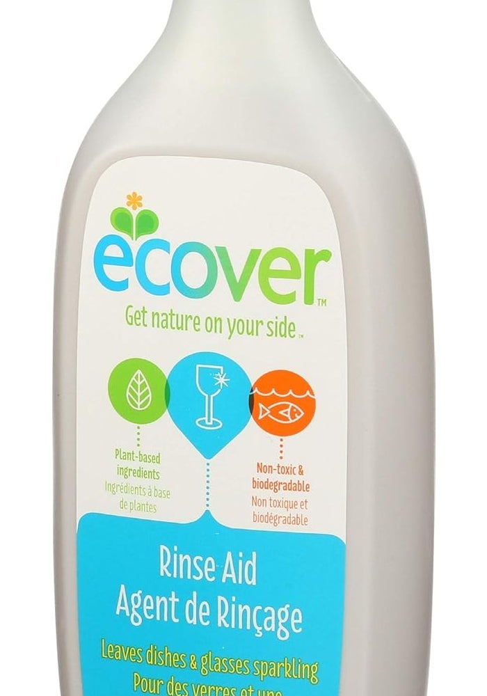 Ecover Rinse Aid - 16 oz (473 ml) - Plant-Based Dishwashing Aid for Sparkling Dishes - Image 4