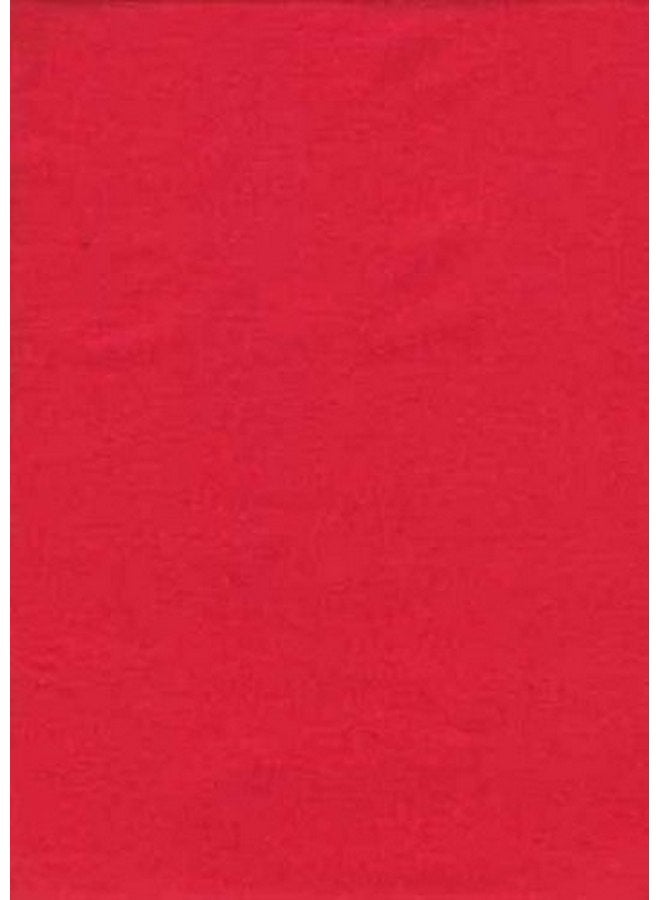 SHEETWORLD.COM SheetWorld Fitted 100% Cotton Percale Pack N Play Sheet 29 x 42, Solid Red Woven, Made in USA - Image 2