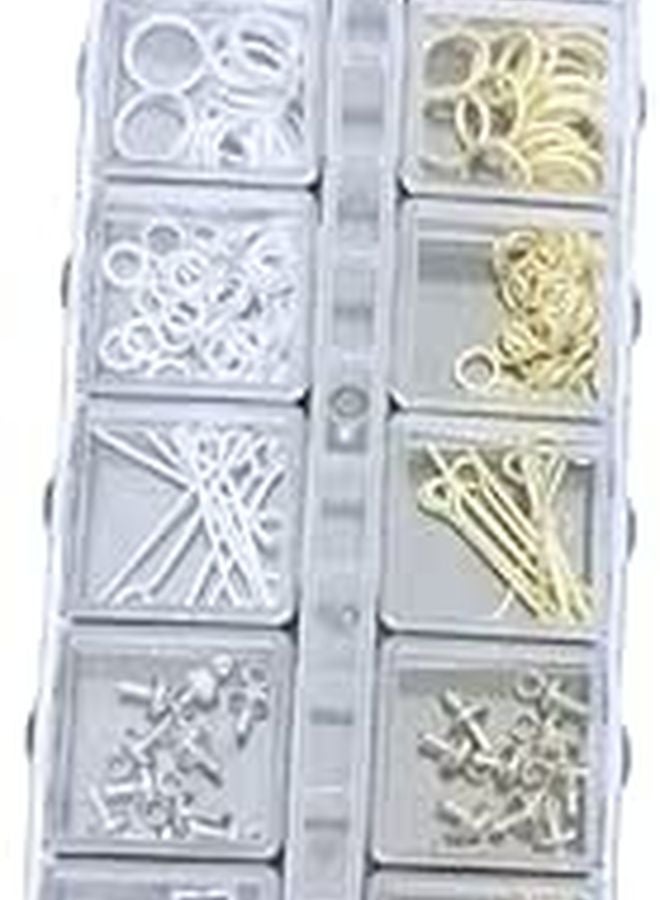 Metal Jewelry Buckle And Connecting Clasp Kit For Crafting And Handmade Designs - Image 1