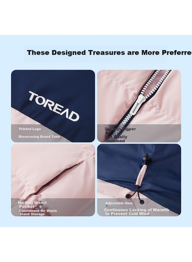 Toread Flagship Children's Vest For Boys And Girls, Autumn And Winter Lightweight Cotton Waistcoat Jacket, Candy Pink, Size 150 - Image 3