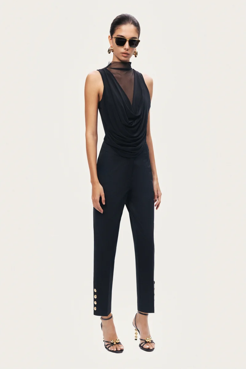 نوكتورن Gold Button Detail Pants