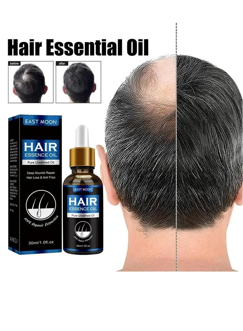 East Moon مصل نمو الشعر للرجال، زيت عطري لنمو الشعر السريع لمدة 7 أيام، مصل فعال لتكثيف الشعر من مستخلصات نباتية، علاج غير مهيج لتساقط الشعر لإعادة نمو الشعر بشكل أكثر كثافة - Image 5
