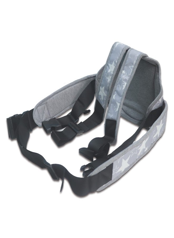 Kradyl Kroft Scooter Safety Belt | Two Wheeler Child Safety Seat Belt (Grey Star), 1 Count - Image 5