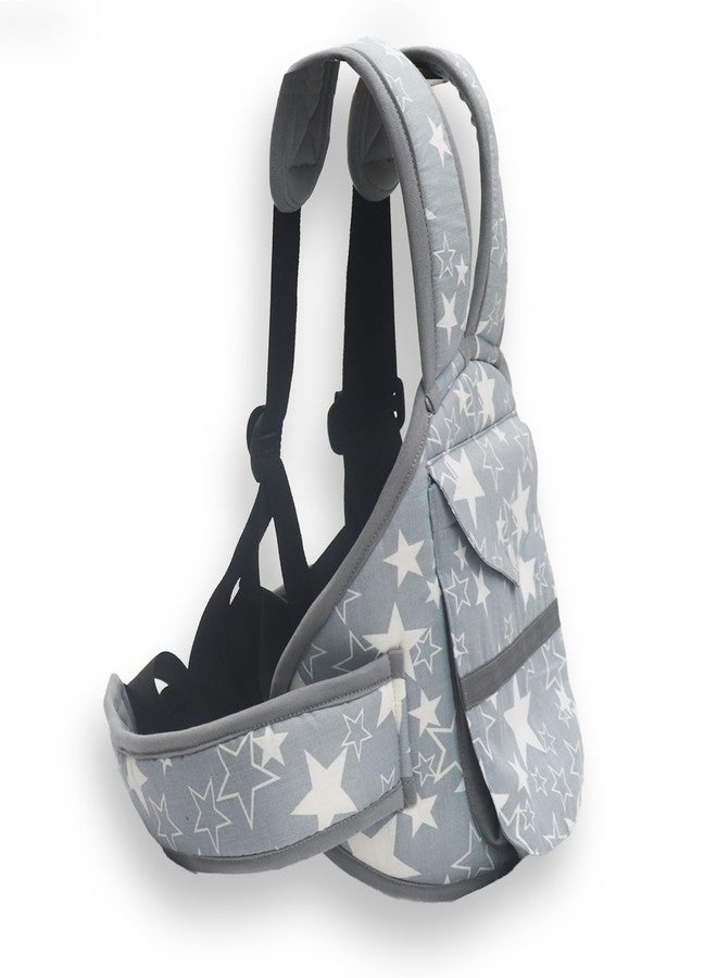 Kradyl Kroft Scooter Safety Belt | Two Wheeler Child Safety Seat Belt (Grey Star), 1 Count - Image 2