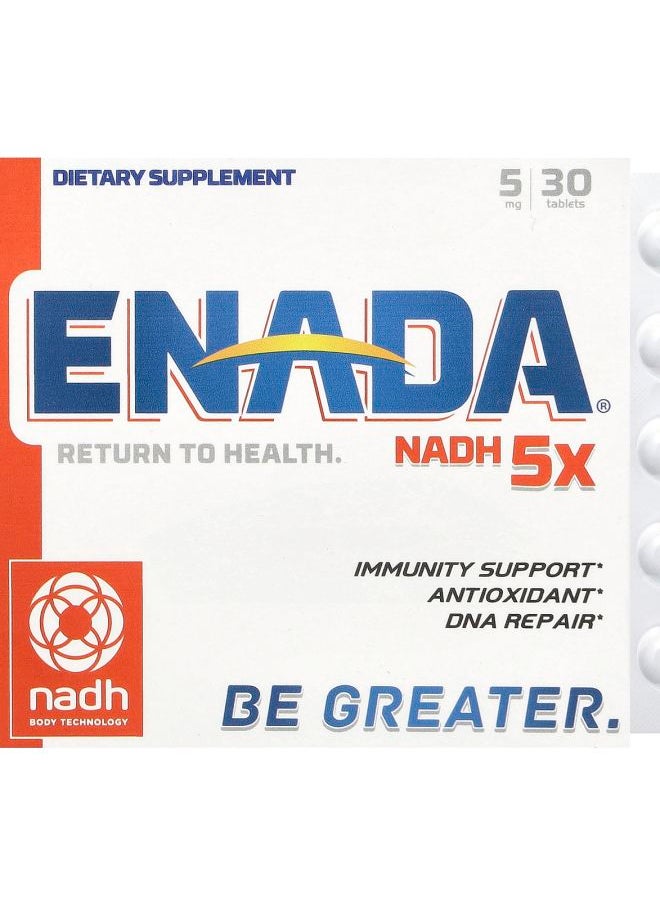 NADH 5x 5 mg 30 Tablets - pzsku/ZA49243D64B8CB8CCDFA0Z/45/_/1728489420/6e86bf04-1a56-4147-a48a-1884878d1bdb