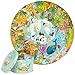 boppi Round 150 Piece Jigsaw for Kids Aged 58 Educational Animals Around The World Puzzle with Continents Animal Habitats EcoFriendly Recycled Cardboard - Image 3