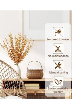 MIXDE 20-Piece Eucalyptus Stems: Perfect for Party, Wedding, Home Decor  - Image 2