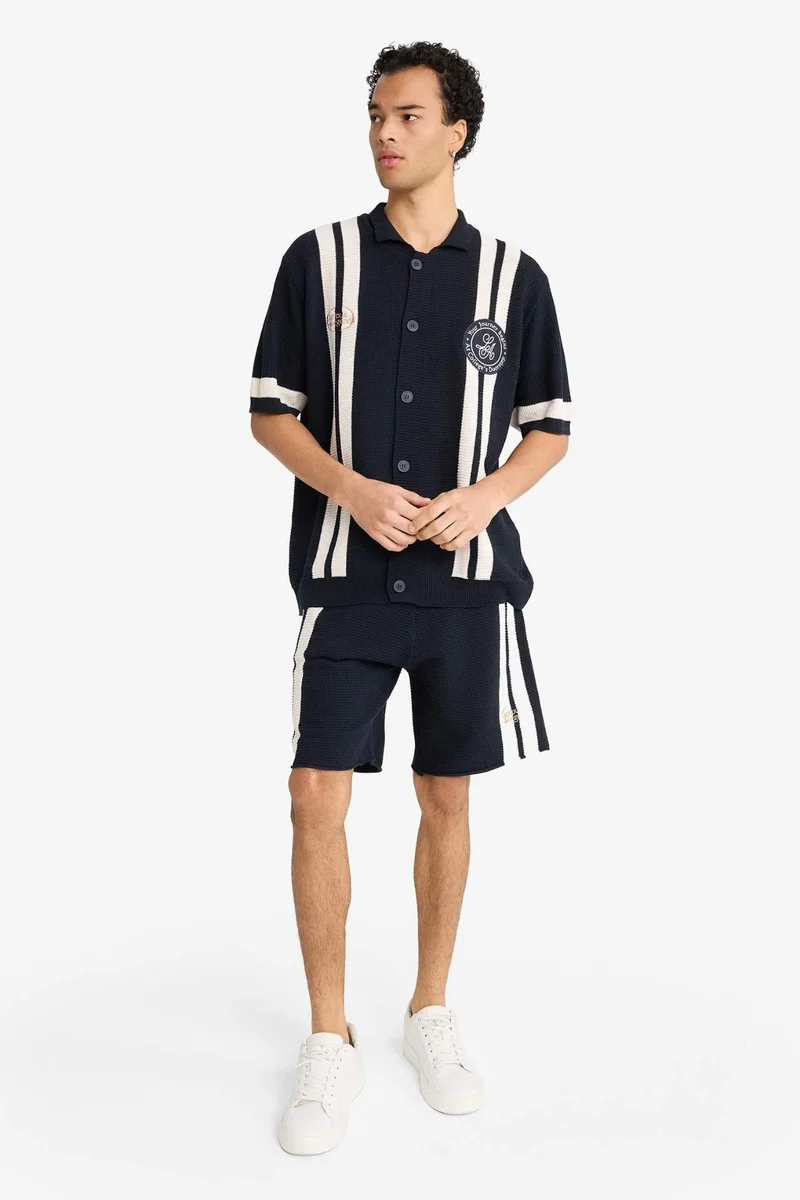 Defacto  Standard Fit Knitwear Shorts for Men | Best Price UAE