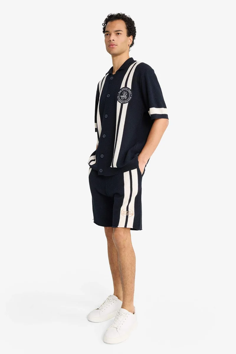 Defacto  Standard Fit Knitwear Shorts for Men | Best Price UAE