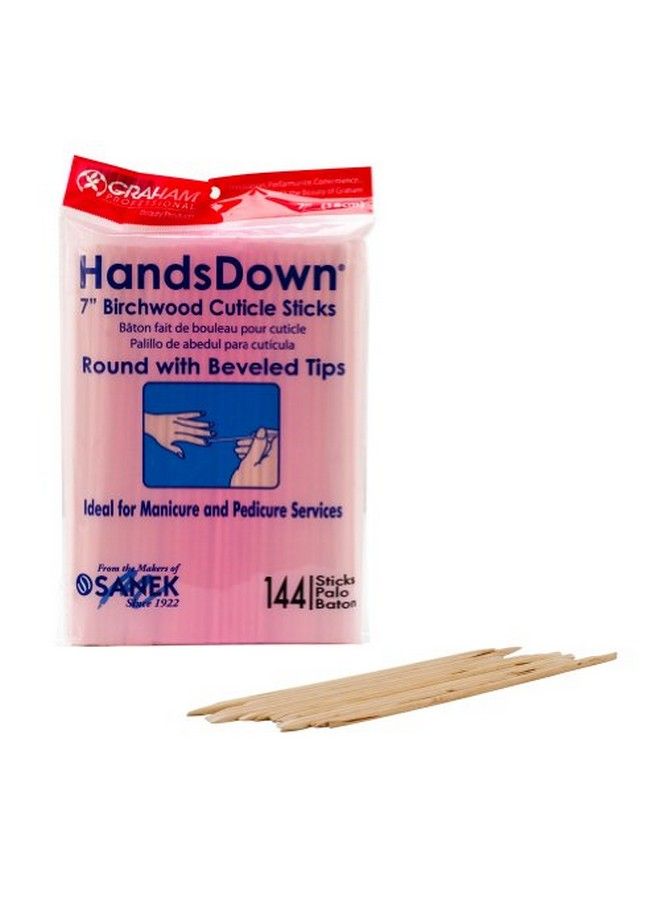 Graham Hands Down Birchwood Cuticle Sticks 7 Inches 144 Count - Image 2