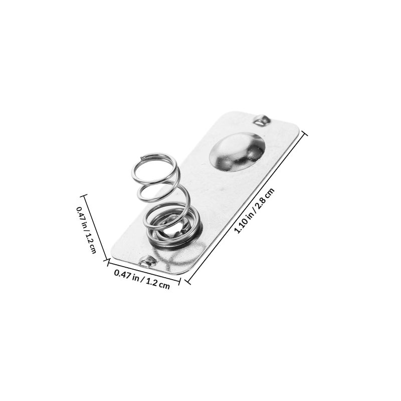 20pcs Precision Aa Battery Connector Spring Plates Toys And Accessories Metal Plates For Battery Terminals Aa Battery Plate - Image 2