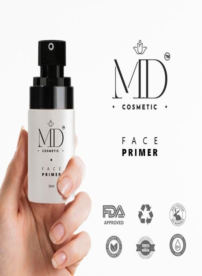 MD Cosmetic Face Primer, Oil-Free, Oil-Free Face Primer for Smooth Makeup Base Hydrating & Lightweight Formula 30ml - Image 2