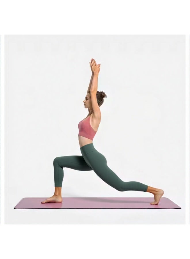 NIBEMINENT Essential/Pure&Plain 7/8 Leggings, High Waisted Compression Soft Pants Workout Athletic Yoga Pants 24" - Image 2