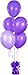 Chochkees Metallic Balloon Weights Birthday Party Favors Novelty and Gag Gifts 55 Inches 6Pack Purple - Image 4