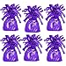 Chochkees Metallic Balloon Weights Birthday Party Favors Novelty and Gag Gifts 55 Inches 6Pack Purple - Image 2