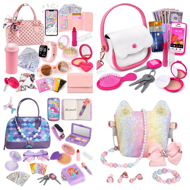 Cross-Border New Arrival: Realistic Kids' Play Handbag Toy with Watch and Coin Purse - Perfect Birthday Gift for  Girls - Image 2