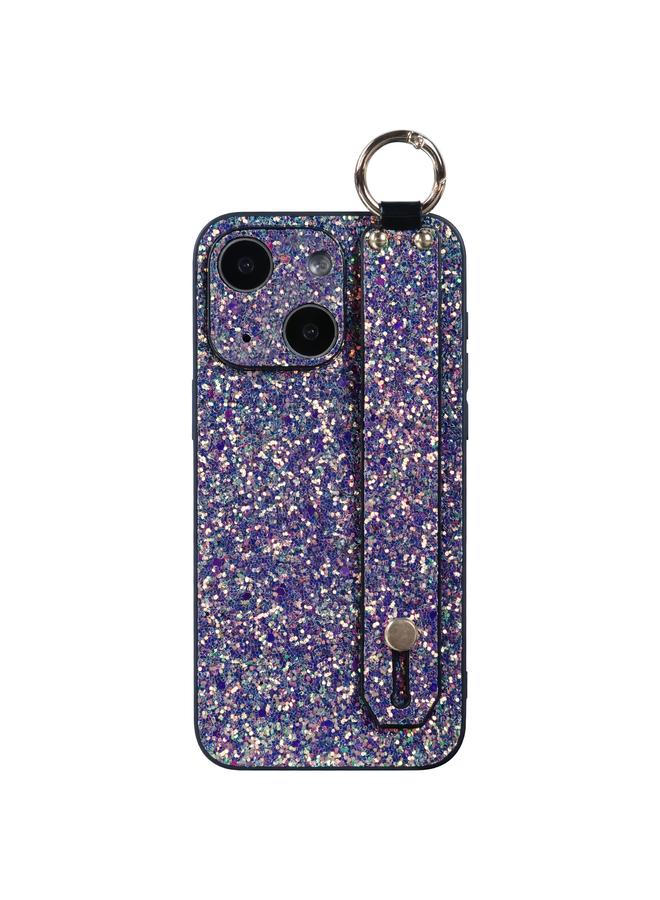 زبون جراب لهاتف iPhone 13 مزود بحامل سوار معصم فلاش ماسي - Image 1