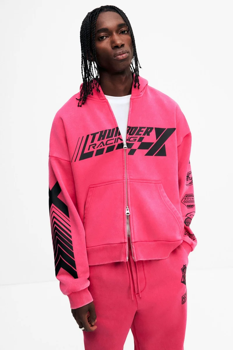 H&M Oversized Fit Zip-through hoodie