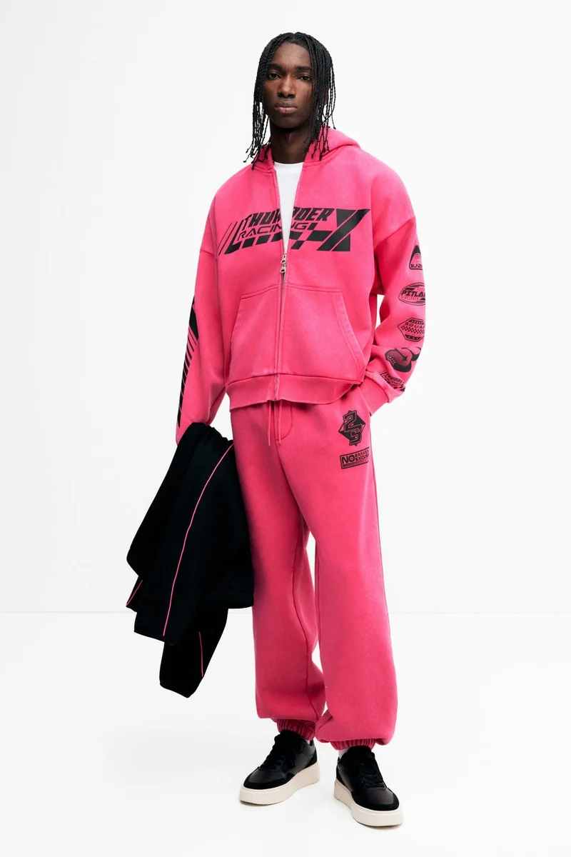 H&M Oversized Fit Zip-through hoodie