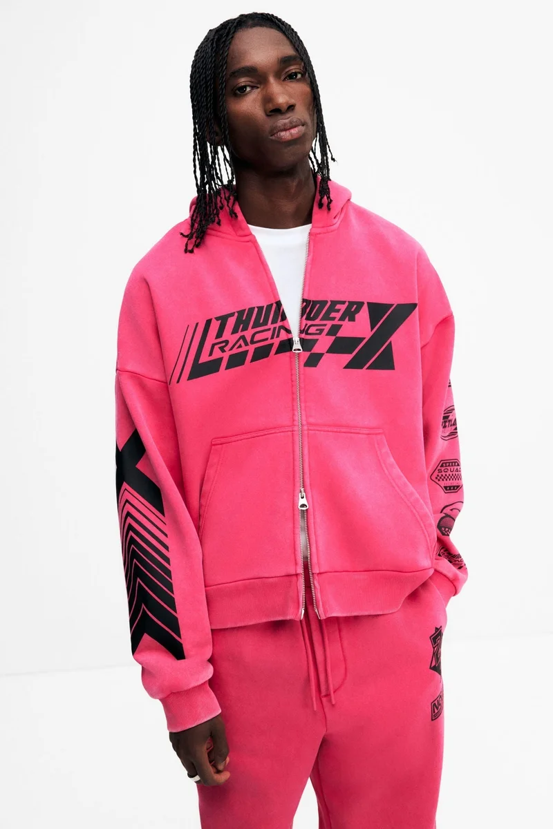 H&M Oversized Fit Zip-through hoodie