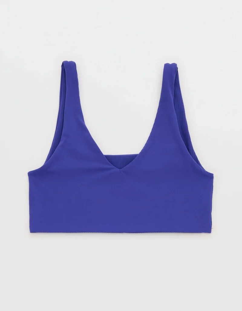 Aerie  OFFLINE By Aerie Real Me XTRA Switch Up V-Neck Sports Bra for Women | Best Price UAE