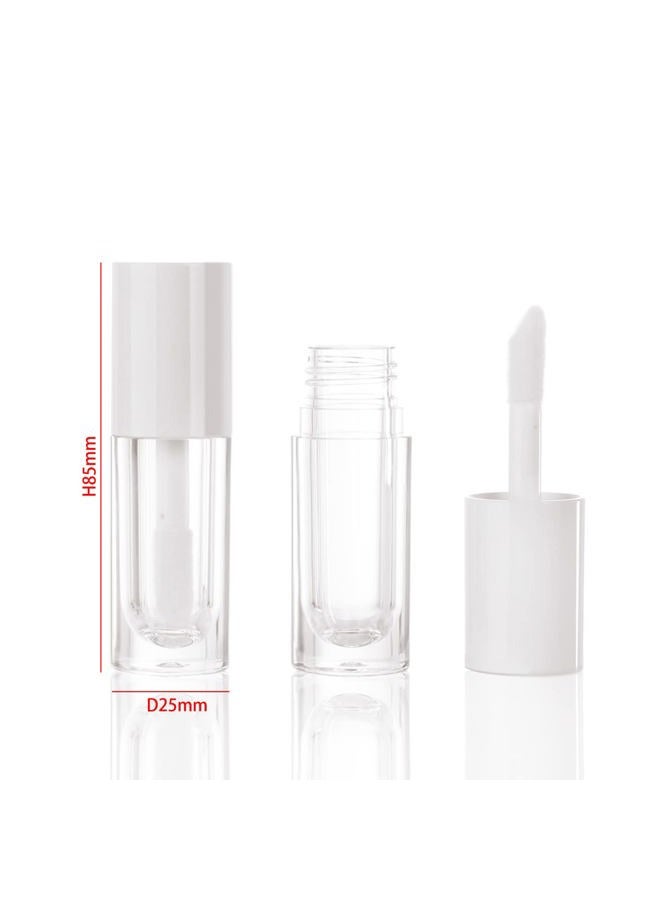 COSIDEA 14pcs Empty 6ml big brush lip gloss tubes for DIY lip gloss,White lipgloss containers - Image 2