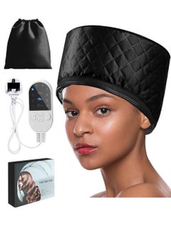 Uwals Heat Cap for Deep Conditioning with 10-level Heats Up Quickly, Thermal Cap for Hair Steamer Cap for Natural Hair Portable Electric Heat Hair Spa Cap for Home Use  - Image 1