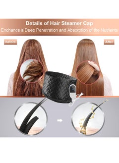 Uwals Heat Cap for Deep Conditioning with 10-level Heats Up Quickly, Thermal Cap for Hair Steamer Cap for Natural Hair Portable Electric Heat Hair Spa Cap for Home Use  - Image 2