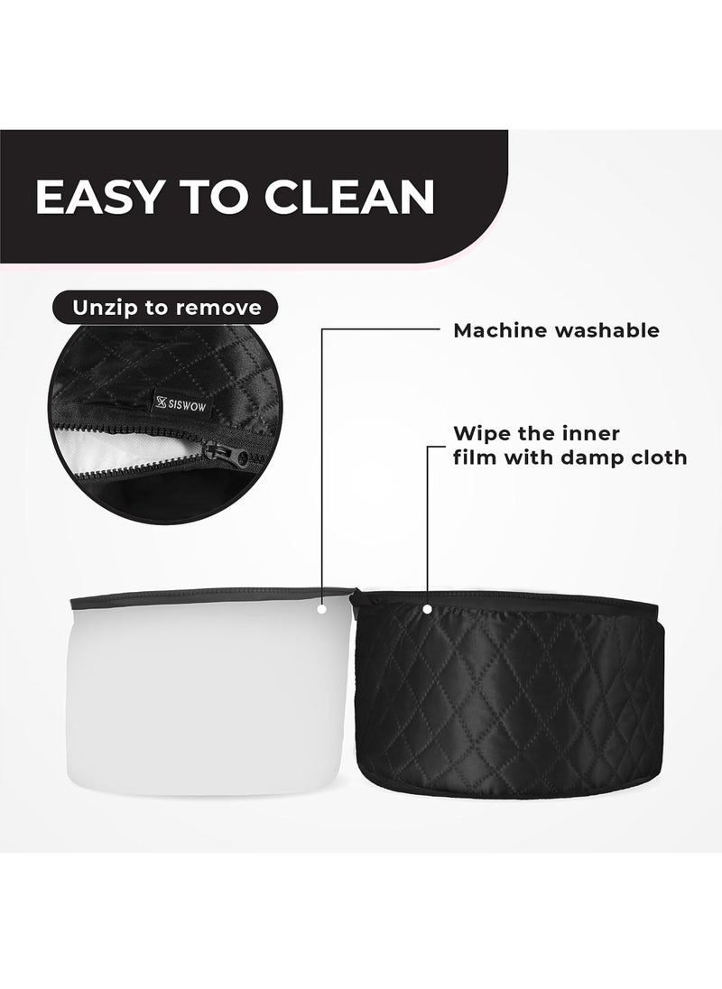 Uwals - Heat Cap for Deep Conditioning with 10-level Heats Up Quickly, Thermal Cap for Hair Steamer Cap for Natural Hair Portable Electric Heat Hair Spa Cap for Home Use - Image 1