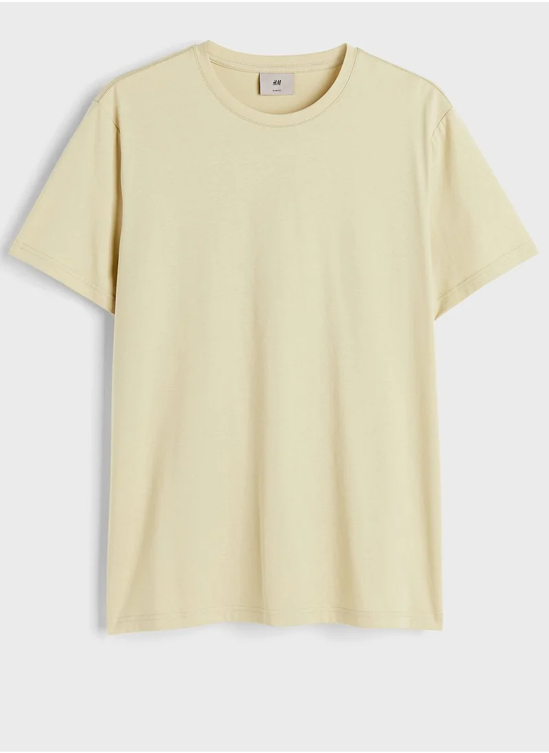 H&M Slim Fit Cotton T-Shirt