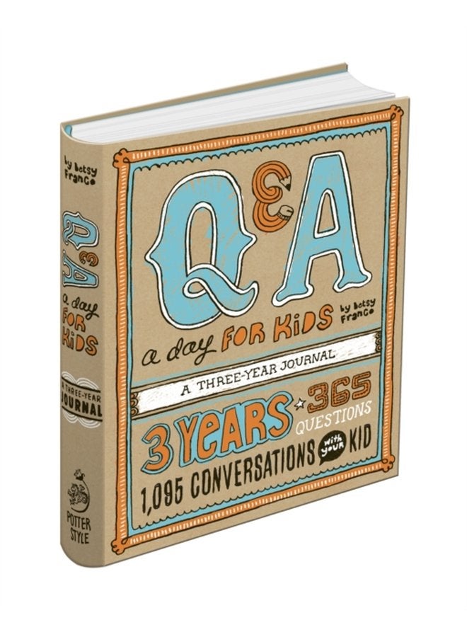 Q A a Day for Kids A Three Year Journal - Hardback