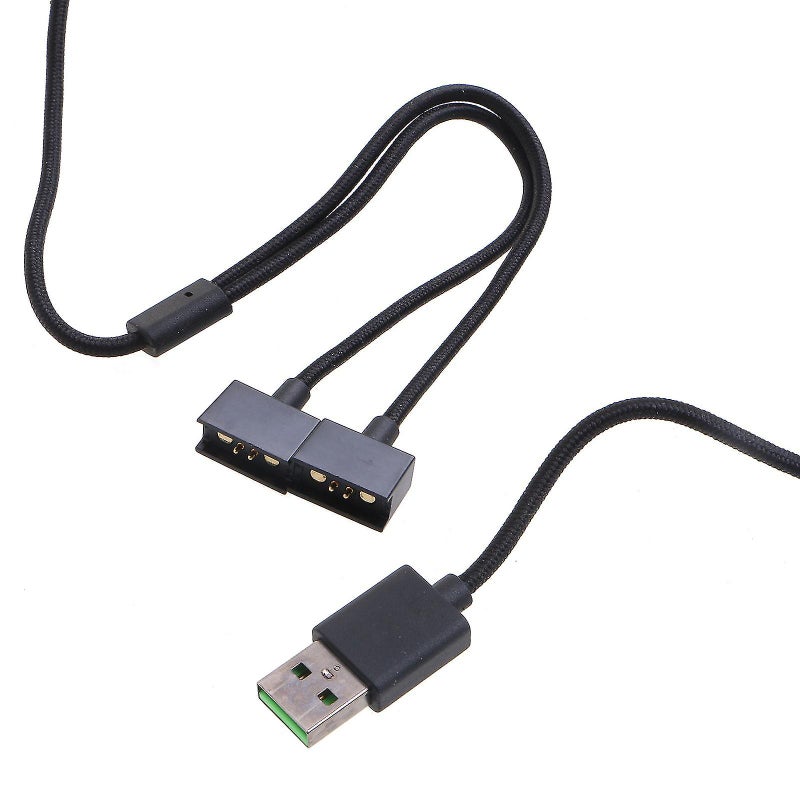 60cm Usb Charging Cable Nylon Braid Smart Glasses Line Replacement Wire For Razer Anzu Smart Glasses Replacement Part Repair Accessory - Image 5