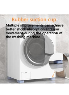 SYOSI Washing Machine Feet Pads, Washing Machine Support Leg, Noise Reducing Anti Slip Anti Vibration Rubber Washing Machine Feet Pads, Washing Machine Stabilizer, 4Pcs  - Image 4