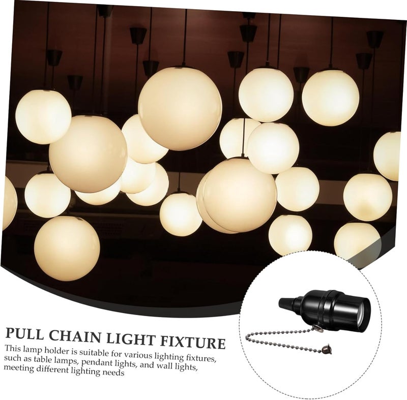 Uonlytech Ceiling Light Accessory Wall Light Lampholder Base Socket Pull Chain Lampholder - Image 5