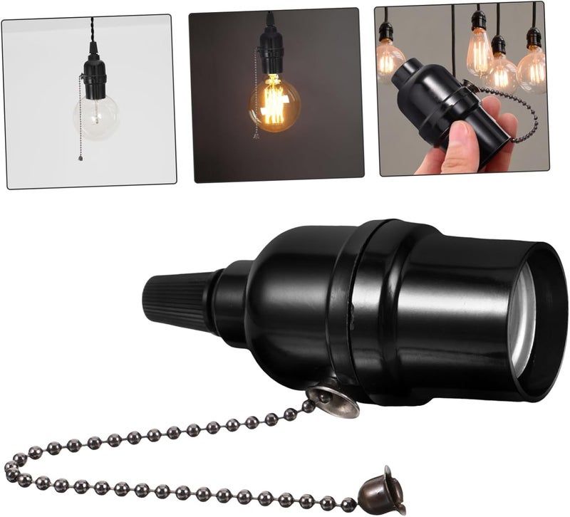 Uonlytech Ceiling Light Accessory Wall Light Lampholder Base Socket Pull Chain Lampholder - Image 4